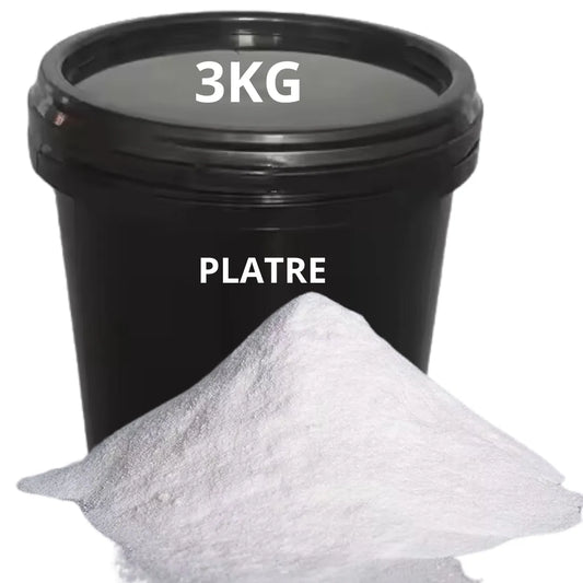 Platre Pour tous travaux courants de maçonnerie - Seau 3kg - SQES