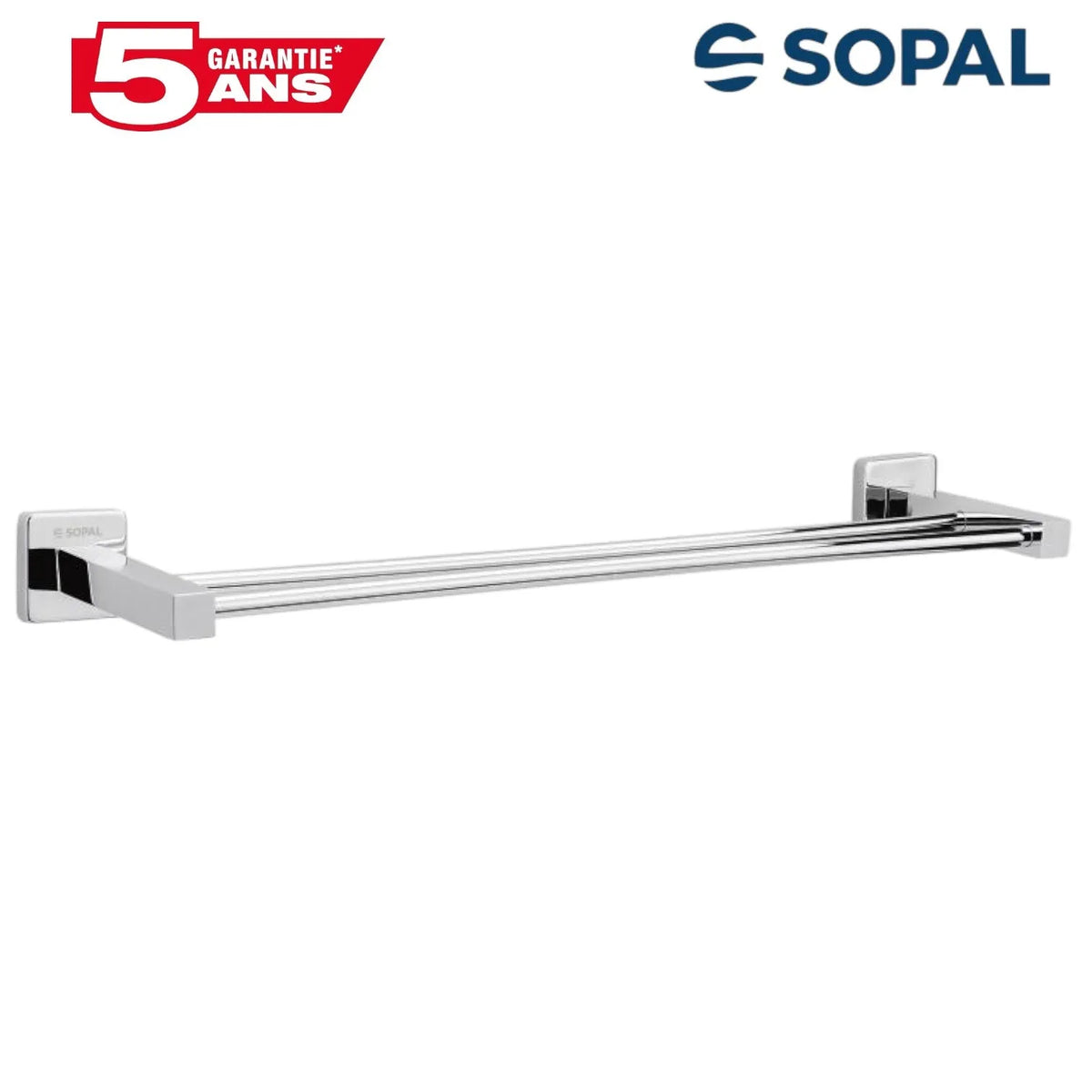 Porte serviettes double Ward - SOPAL SB44A04 - SQES