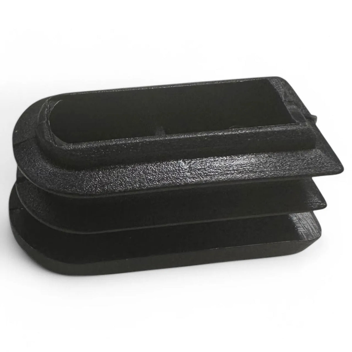 Embout ( Semi Ovale ) pour bouchon de meuble - 20 pcs 40mmx20mm NOIR - SQES