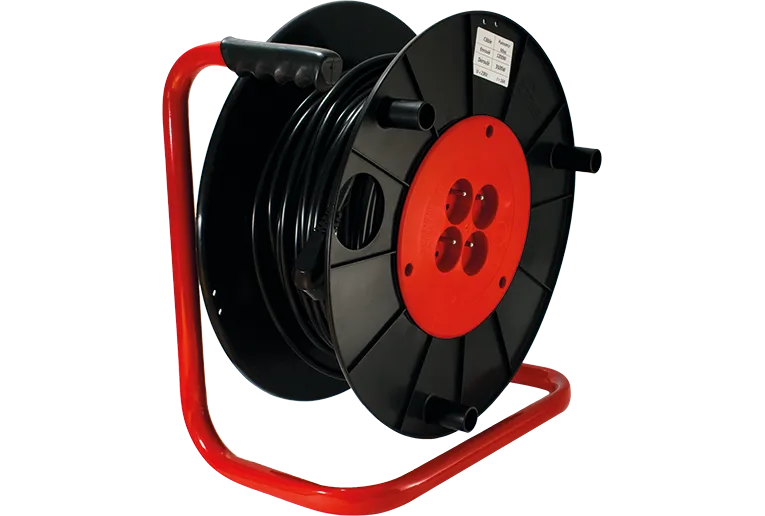 Enrouleur de 4 prise 2P+T - Câble 3 G 1.5 mm 2 - 50M - SQES