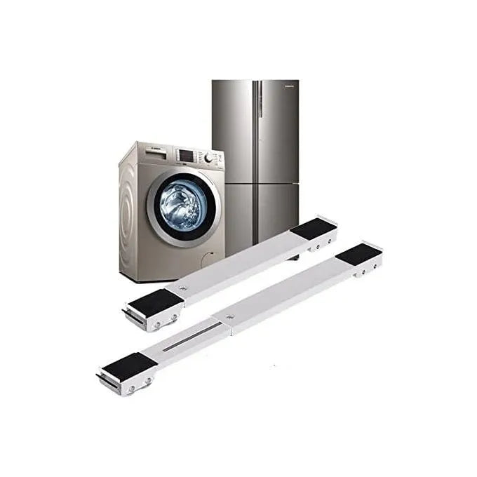 Support Extensible Mobile - Extensible - Réglable Avec Frein pour machine à laver ou le réfrigérateur - 70cm - SQES