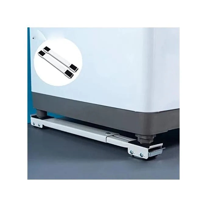 Support Extensible Mobile - Extensible - Réglable Avec Frein pour machine à laver ou le réfrigérateur - 70cm - SQES