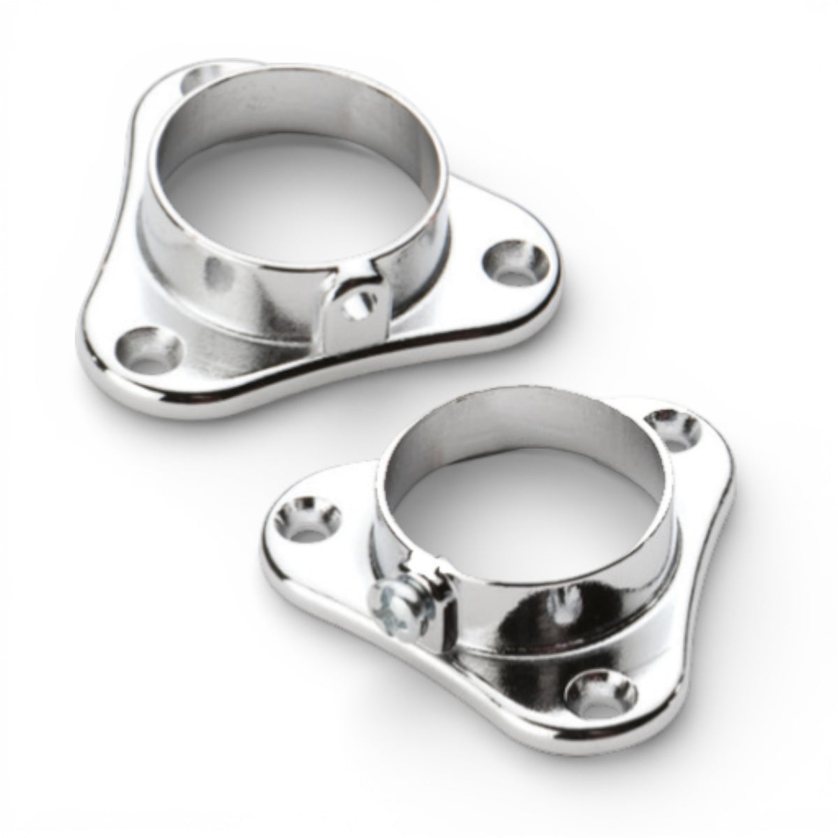 Support Tube Rond 25mm Triangulaire RF159 (2 pièces)