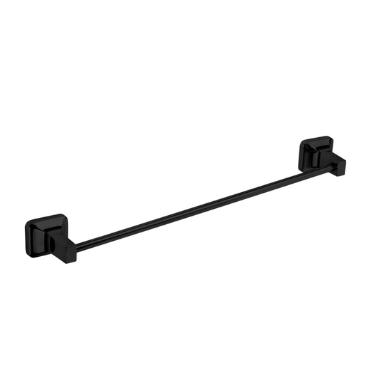 CaMeRo Porte Serviette UNO Noir 60cm - Barre Murale Salle de Bain