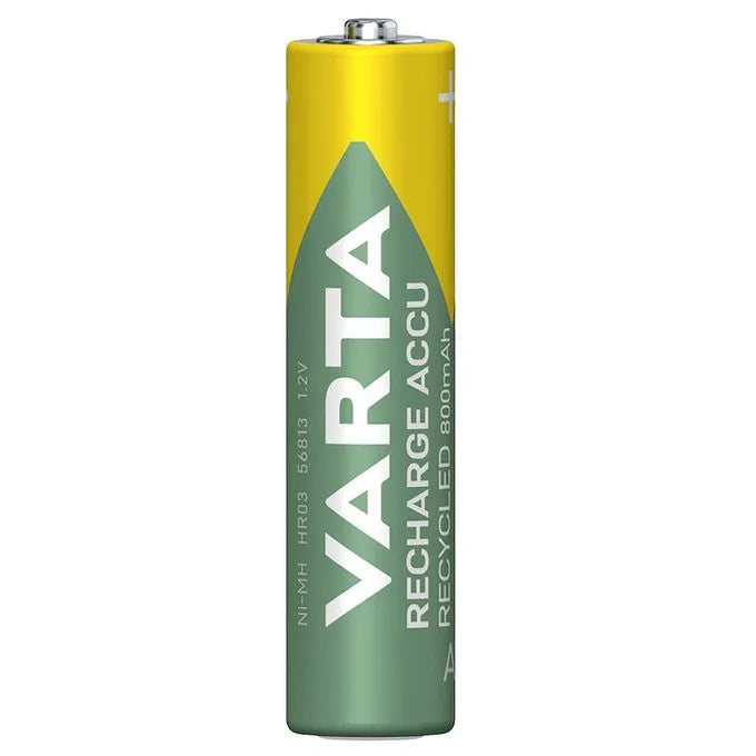 VARTA 4 piles rechargeables - AAA - 800 mAh - 1.2v - SQES