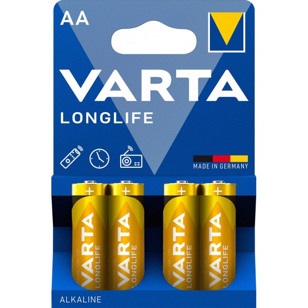 Découvrez la pile VARTA AA Longlife Extra LR6 1.5V chez SQES Tunisie. Haute performance, longue durée, idéale pour vos appareils du quotidien. Prix compétitif.