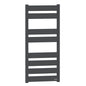 Radyal Sèche Serviette Aluminium Noir mat - 1.2M -