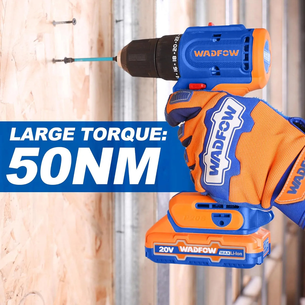Visseuse Sans Fil 20V – Double Batterie - 50NM - SQES