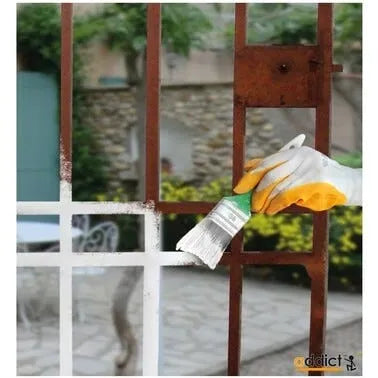XYLAZEL Peinture fer Antirouille - Direct sur Rouille - Blanc Brillant - SQES