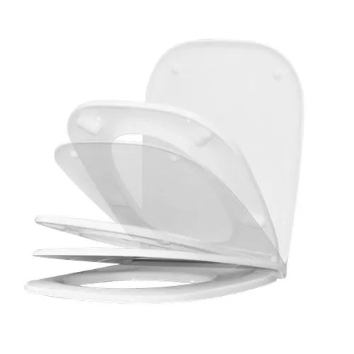 Abattant Wc - Carré - Soft close - En ABS - Palma - 35x45cm - SQES