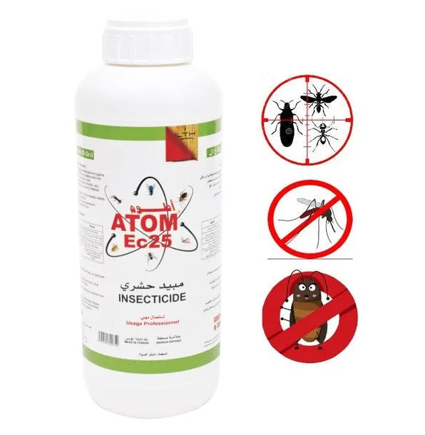 Atom - Insecticide Concentre Liquide - Usage Professionnel - 1l - SQES