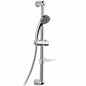 Barre de Douche avec Flexible et Douchette SOPAL 1018A04 Chromé - Tube Laiton Ø22