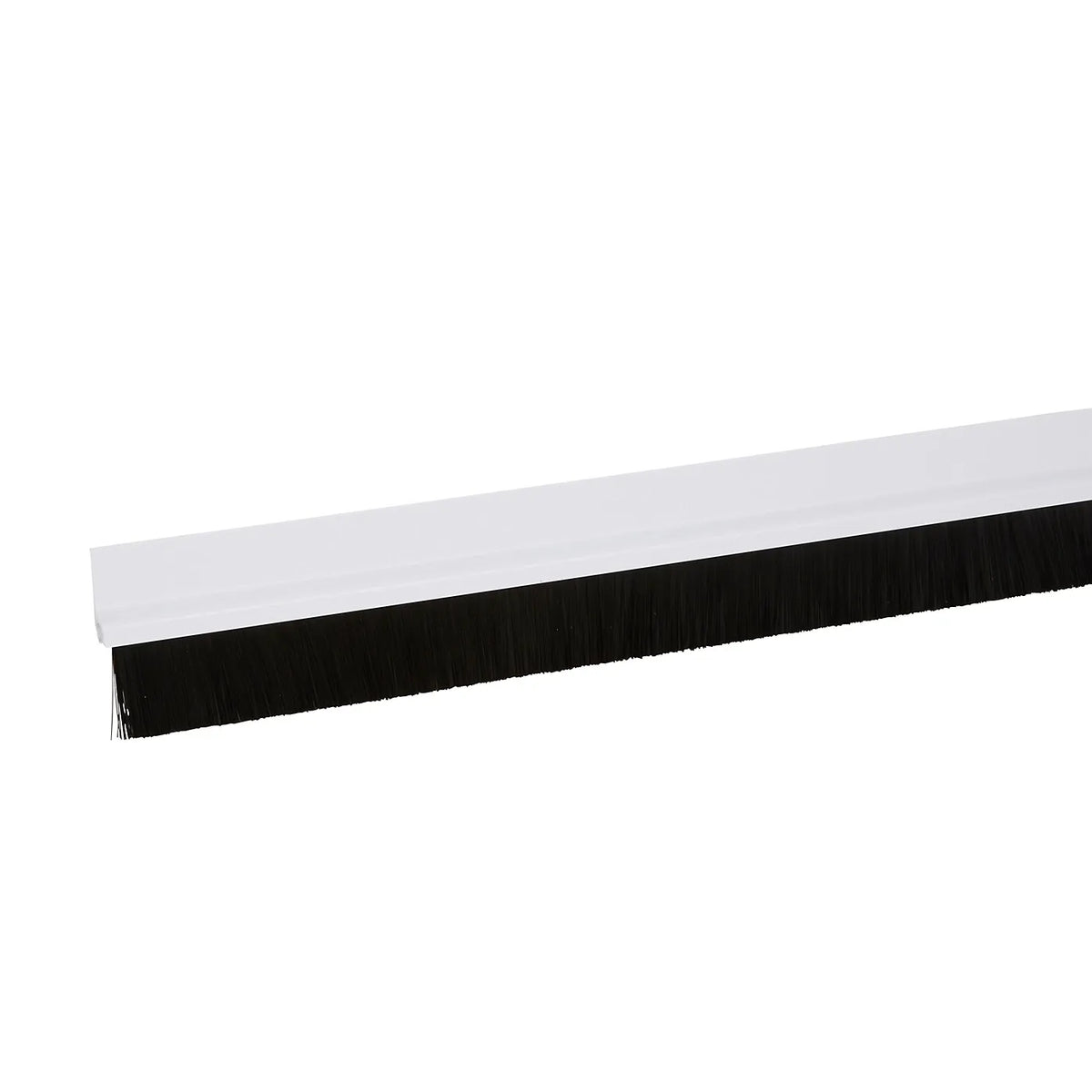 Bas de Porte Adhésif Brosse Blanc 1m - PVC Isolation Thermique Acoustique