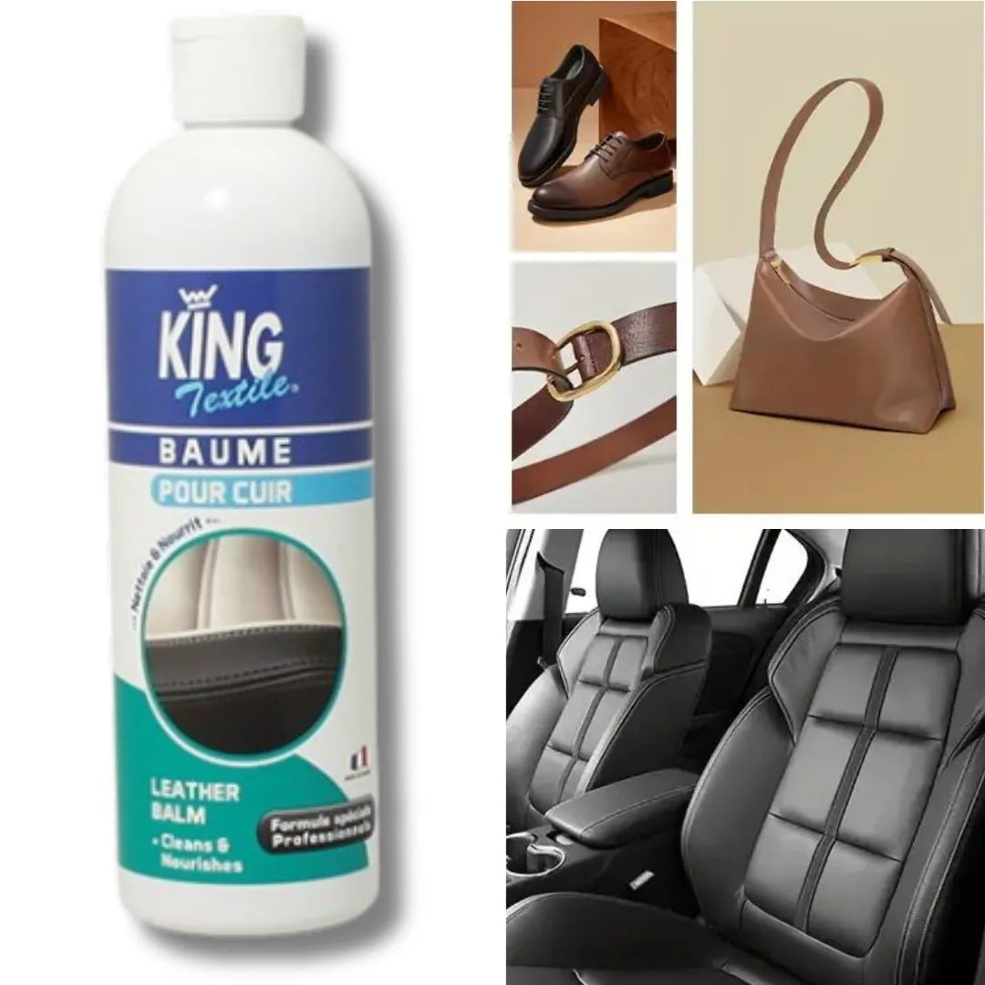 Baume nettoyant CUIR - Rénovateur siège voiture - 500ML - SQES