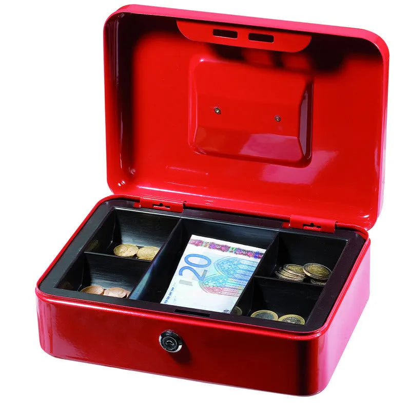 Caisse à monnaie - Coffre fort - Boîte de rangement - 300*240*90 mm - SQES