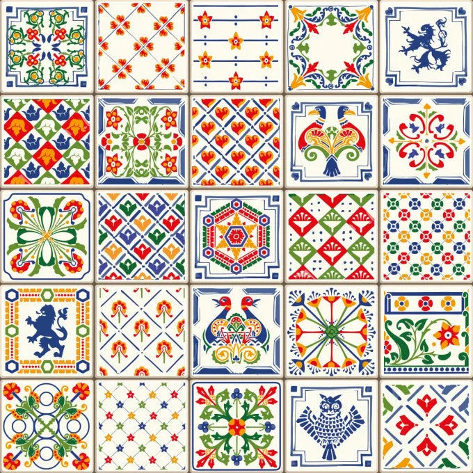 Carreau PVC autocollant Boss Tape Floral 30cm x 30cm – motifs