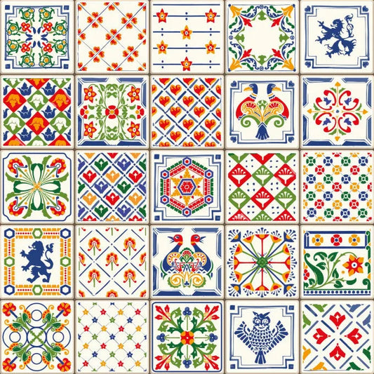 Carreau PVC autocollant Boss Tape Floral 30cm x 30cm – motifs
