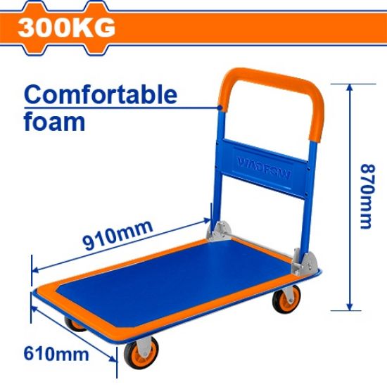 Diable - Chariot de Transport 4 Roues – Capacité 300 kg – - SQES