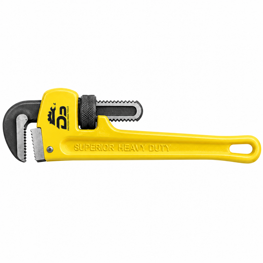 Clé à griffe DS Tools disponible de 10 à 48 pouces pour travaux de serrage de tubes et raccords.