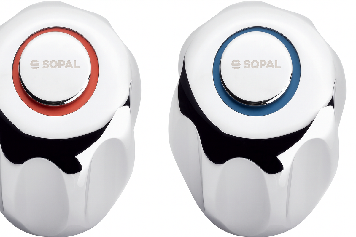Comparaison volants Salakta rouge et bleu