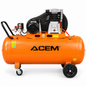 Compresseur d'air ACEM C270L, cuve orange 270 litres, moteur triphasé 4 HP
