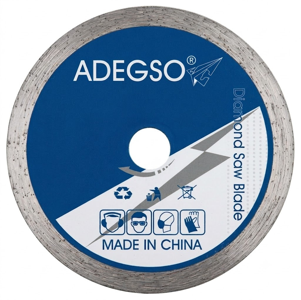 Disque diamant ultra 115 mm ADEGSO AD-30095 — Disque diamant universel 115 × 22,2 mm coupe à sec et avec arrosage | SQES Tunisie

