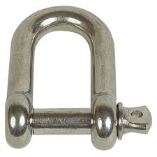 Manille droite inox 8mm jusqu'à 20mm S316
