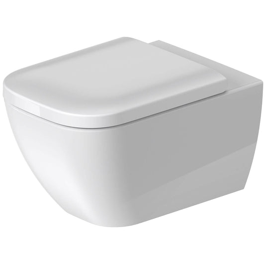 Cuvette WC suspendue DURAVIT HAPPY D.2 blanche, Rimless, 54 cm, référence 2222090000
