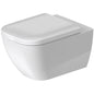 Cuvette WC suspendue DURAVIT HAPPY D.2 blanche, Rimless, 54 cm, référence 2222090000
