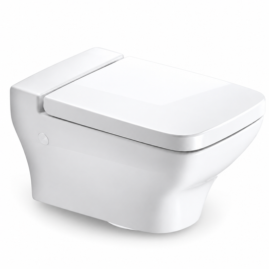 Cuvette WC suspendue DURAVIT PuraVida blanche 54,5 cm fixation invisible Durafix.
