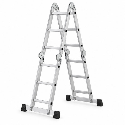 Échelle articulée multifonction 4x4 modèles 604B et 605B, rendu illustratif HD sur fond blanc