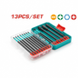 Jeu 13 embouts longs TOTAL TacSDL01306 150mm impact acier S2 + 3 douilles magnétiques – SQES Tunisie
