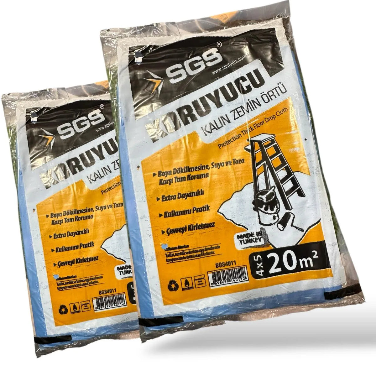 Bache de protection transparent 4mx5m (2pcs) - SQES
