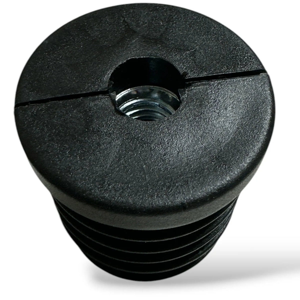Embout Rond a écrou M10 pour Pied de meuble - 10 pcs 35mm intérieur NOIR - SQES