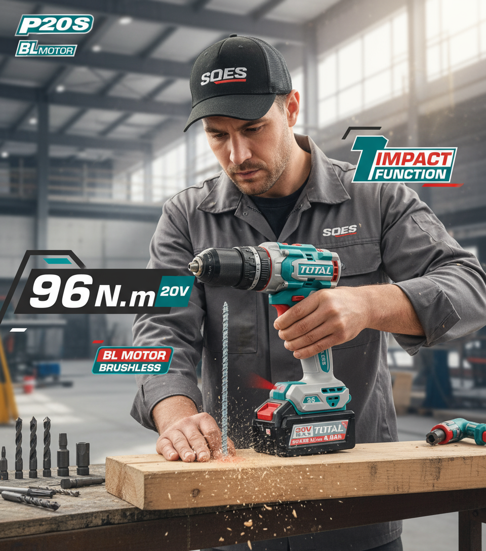 Image story 9:16 - Perceuse 96Nm avec bricoleur SQES