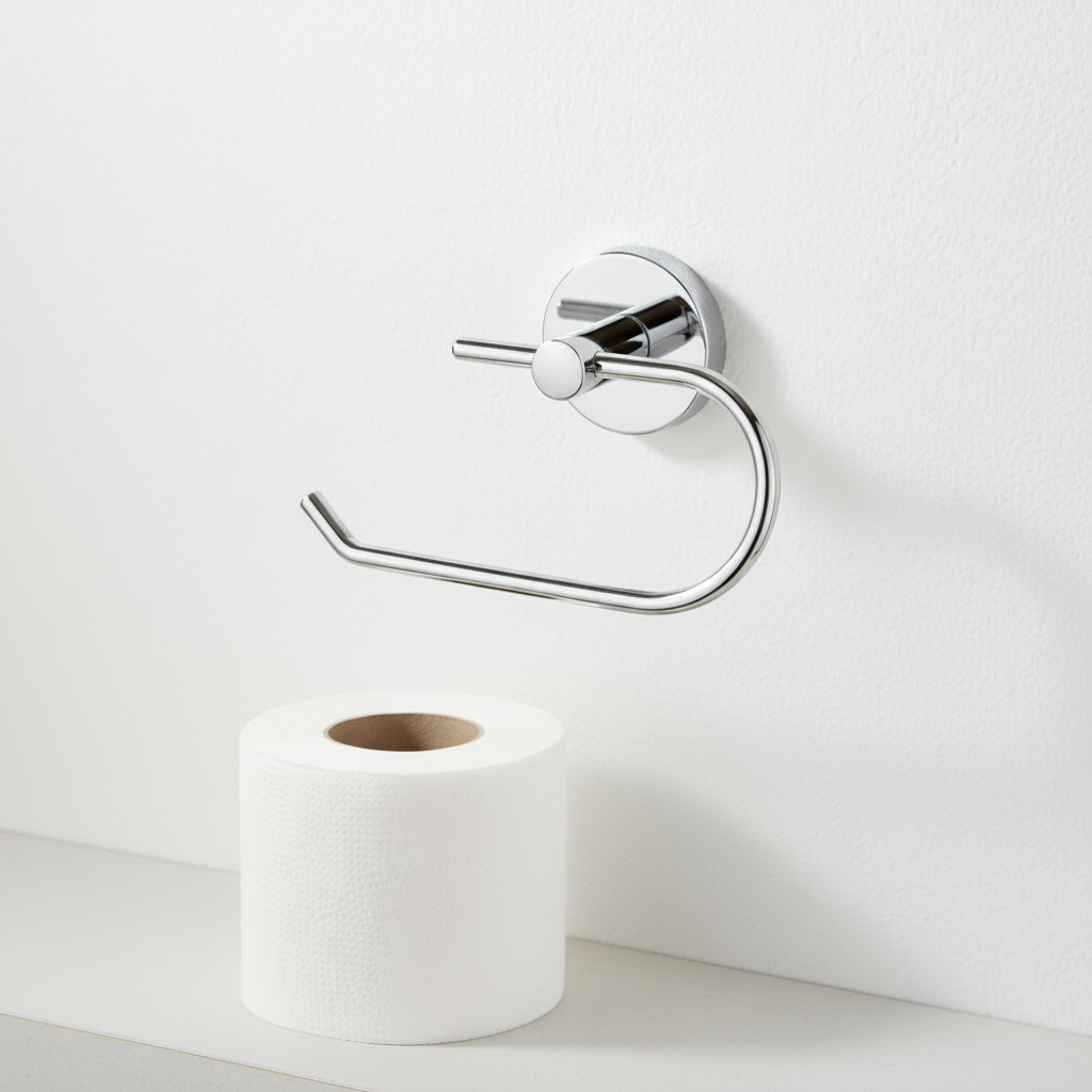 Porte Papier Toilette Chrome Camero SMART Ouvert