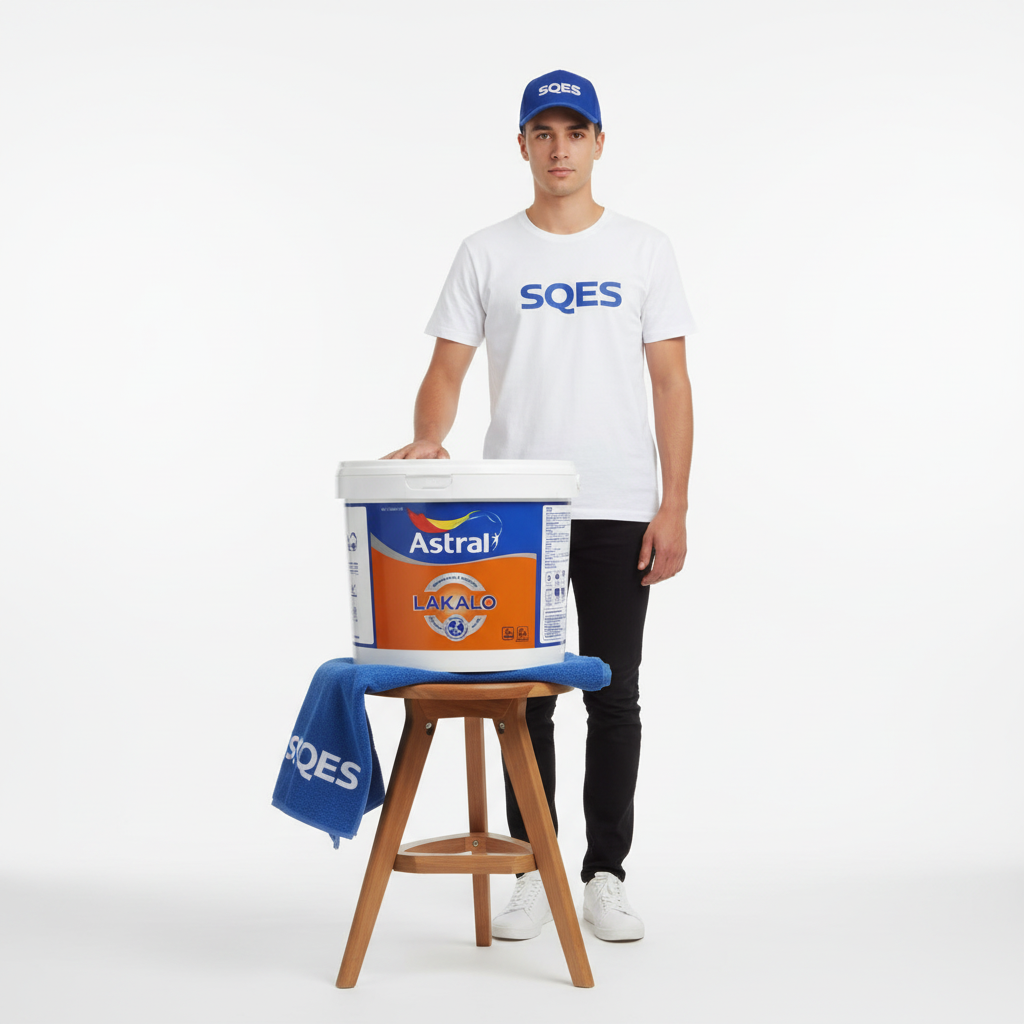 Lakalo Blanc Satiné 16L Astral - Photo professionnelle peinture laque grand format