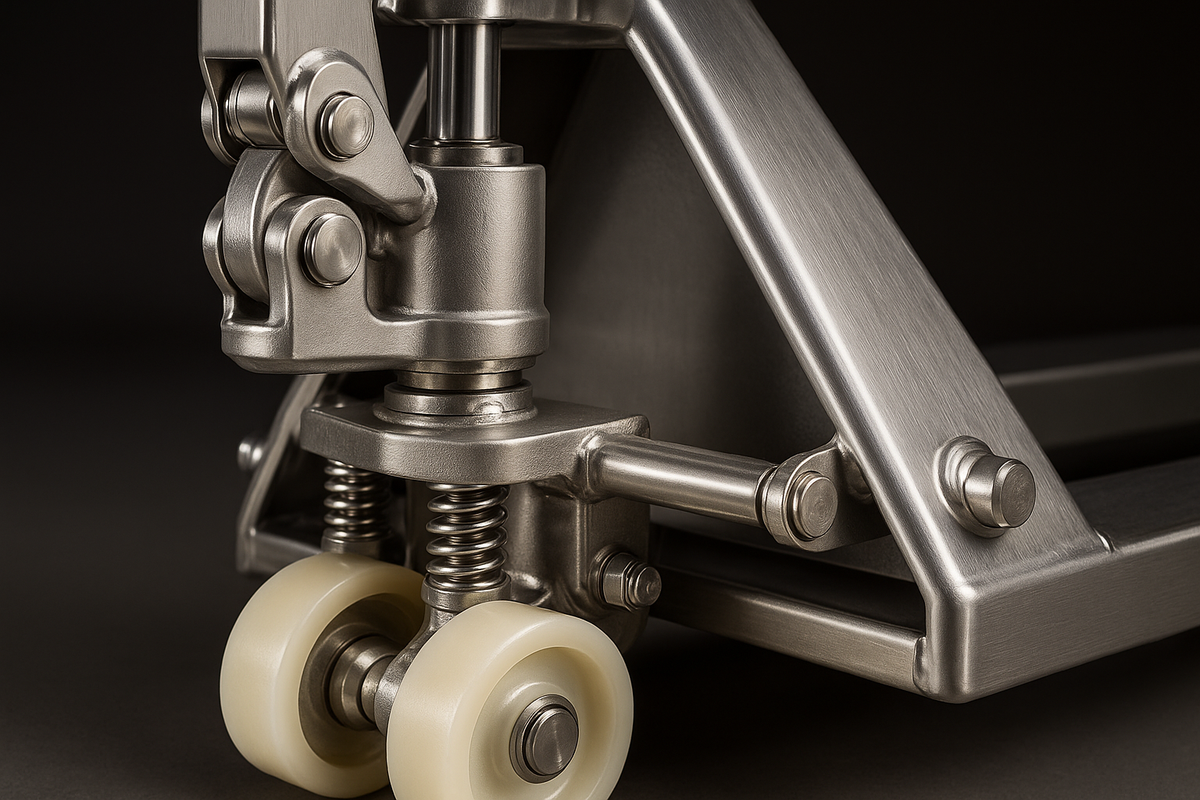 Transpalette Inox 2.5T - Composants inox