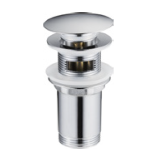 Vidage Lavabo Clic Clac Chrome avec Trop-Plein 204 Fabia