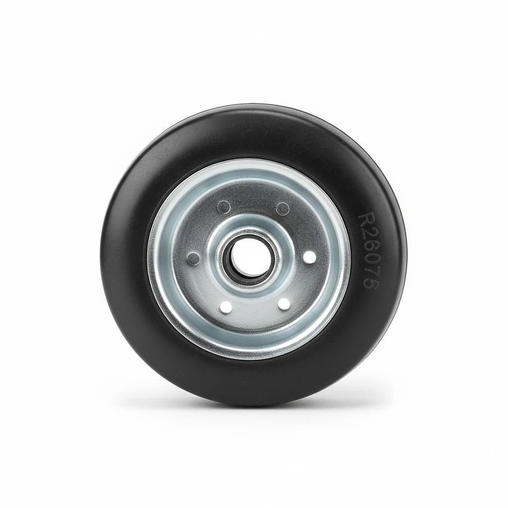 Roue diable 75mm noir R269075 - photo professionnelle