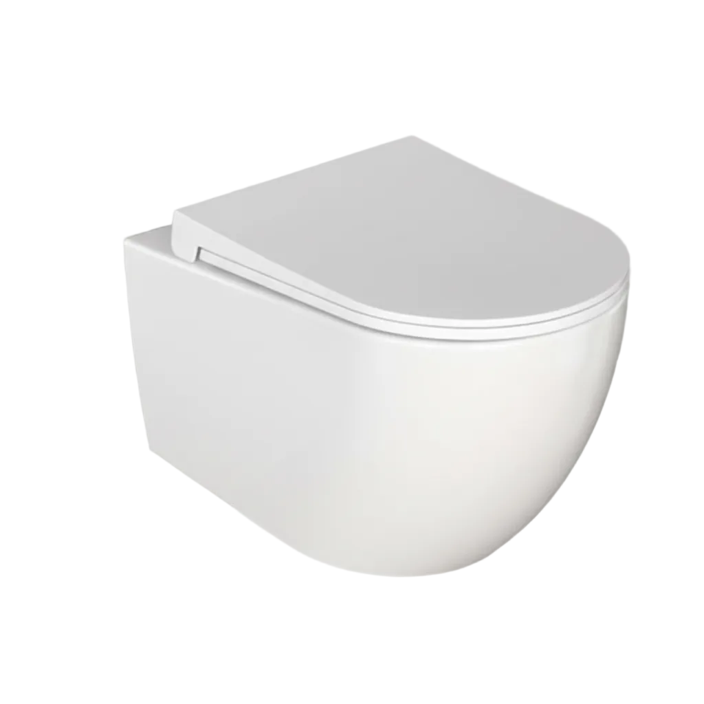 Cuvette Suspendu  Sans Bride avec Abattant Soft Close - SIENA - Réf 5751
