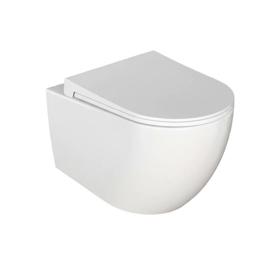Cuvette Suspendu  Sans Bride avec Abattant Soft Close - SIENA - Réf 5751