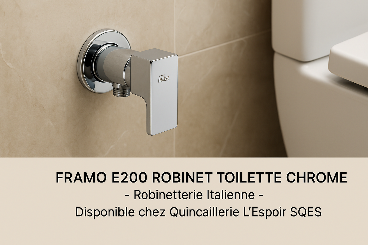 Robinet Toilette FRAMO E200 Chrome - Story Instagram