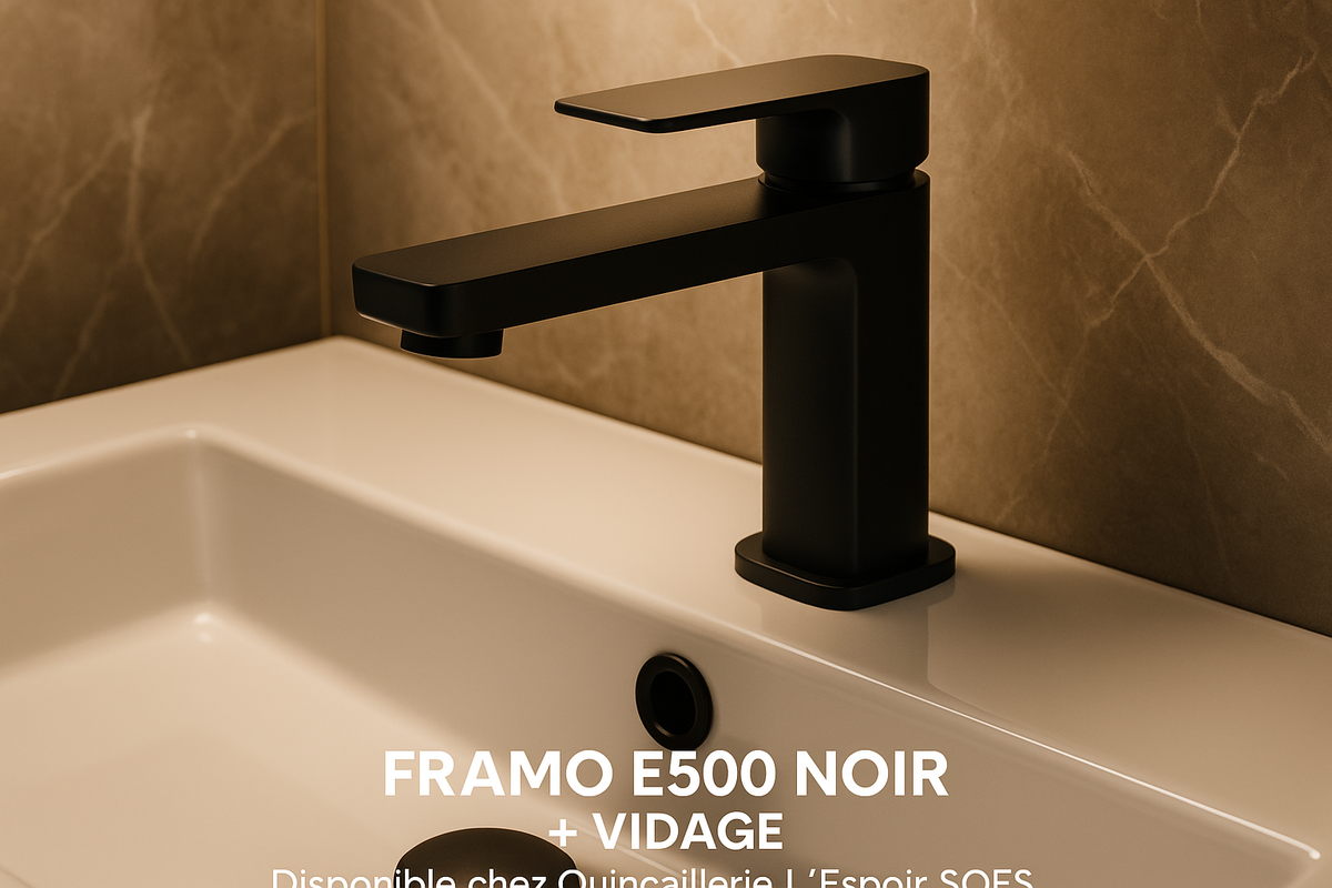Mitigeur FRAMO E500 Noir - Story Instagram