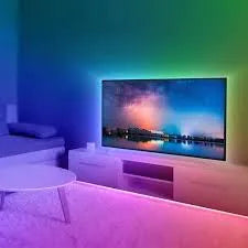 Ruban LED RGB 5m, smd5050 étanche, 16 couleurs, avec télécommande - SQES