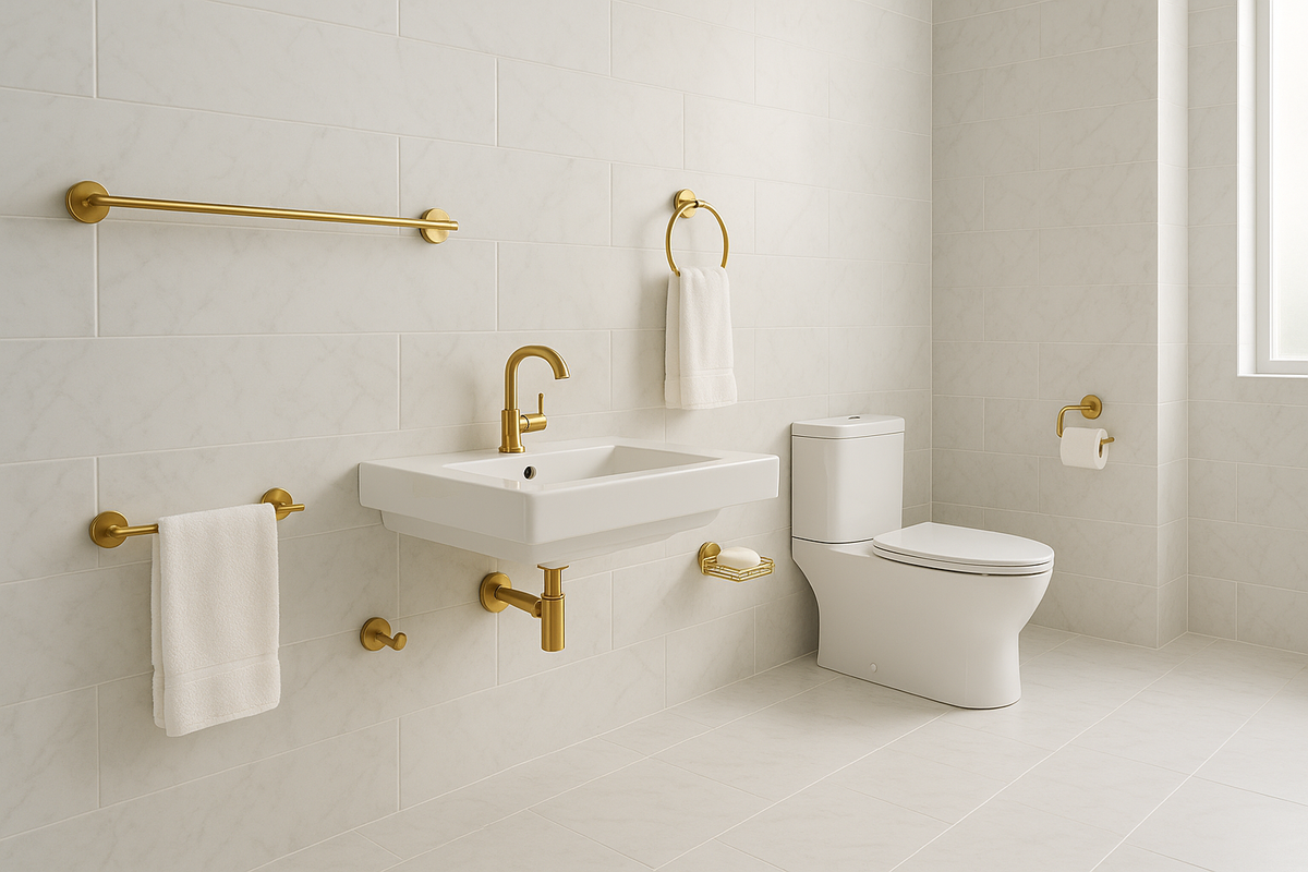 Installation salle de bain luxe