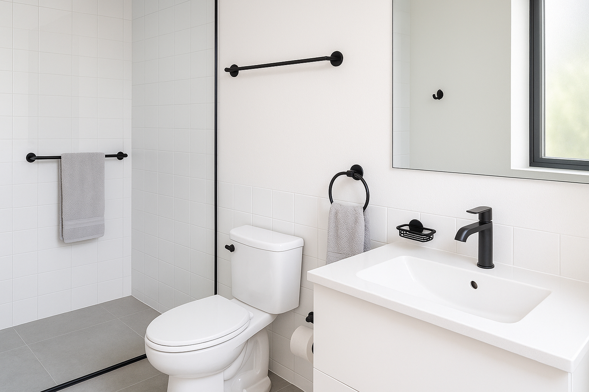Installation salle de bain moderne