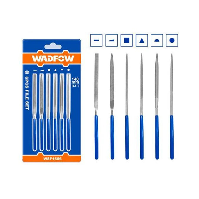 Jeu 6 Limes de Précision – 140 mm - SQES