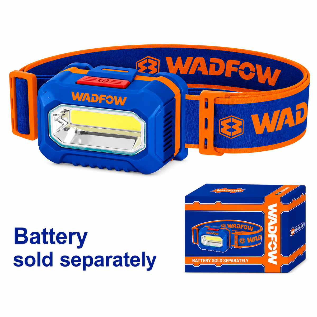 Lampe Frontale WADFOW WHLL3AAA5 100 Lumens Chantier Mains Libres Bricolage | SQES Tunisie

