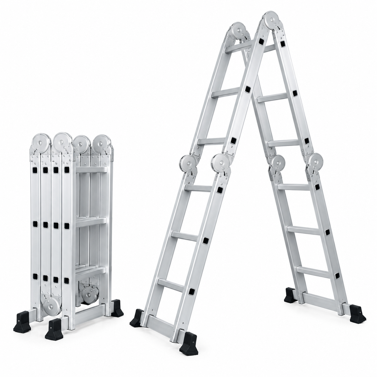LITAN Échelle Multifonction 4×4 Aluminium A10200004 – 150kg EN131 Autobloquant | SQES Tunisie
